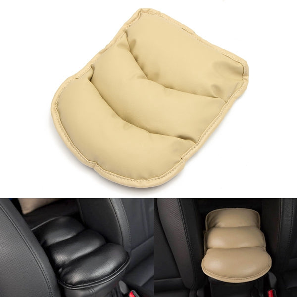 Universal PU Leather Car Arm Rest Mat Storage Box Cover Cushion