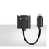 Mobile phone adapter to listen to songs two in one