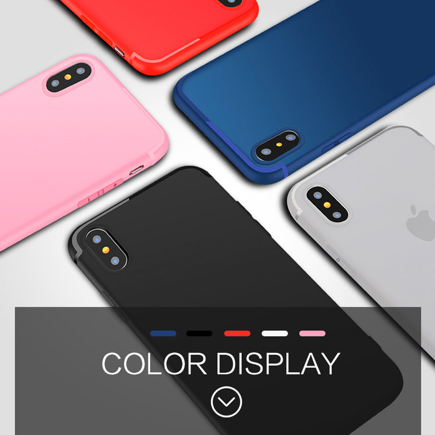 Bakeey™ Ultra Thin Soft TPU Silicone With Dust Plug Case for iPhone X