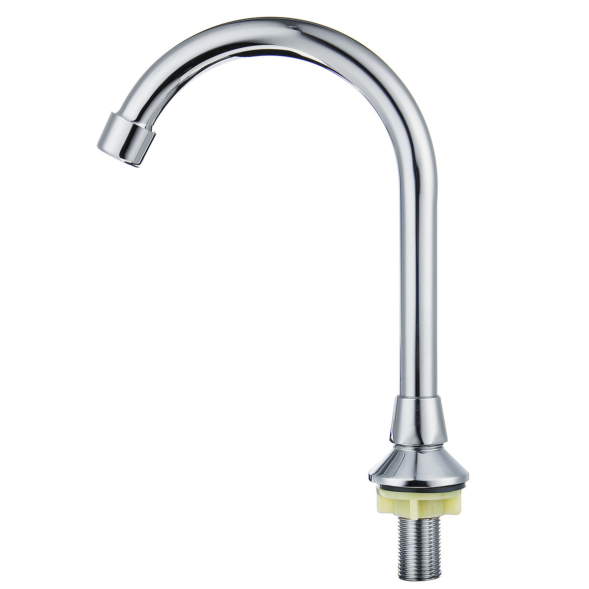 Foot Pedal Sink Faucet Copper Vertical Home Basin Tap With Foot Pedal Switch + Water Outlet Pipe + Connecting Hose