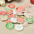 100pcs Christamas Wooden Sewing Buttons DIY Craft Purse Baby Clothes Decoration Sewing Button