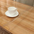 Wipe Clean Transparent Tablecloth Mat PVC Glass Effect Table Protection Cover