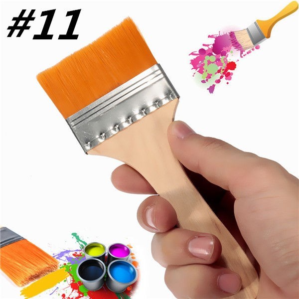 #11 Nylon Paint Brush Artists Acrylic Oil Paint Varnish Brushes Painting