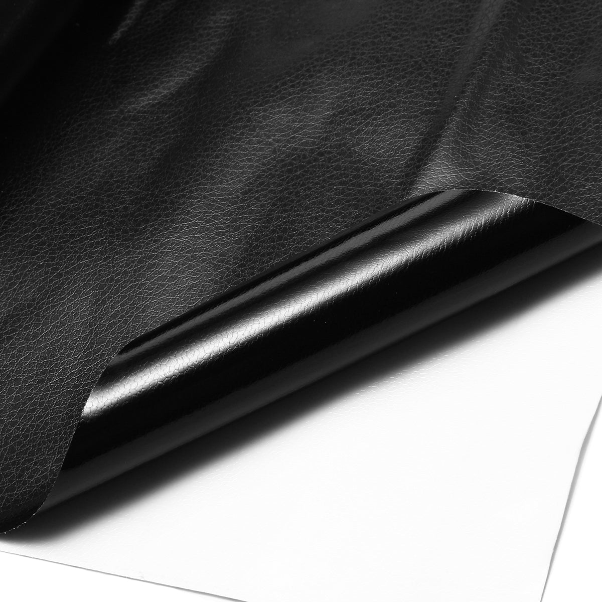 50X100cm Black Car Vinyl Stickers Leather Grain PVC Interior Exterior Wrap Decal