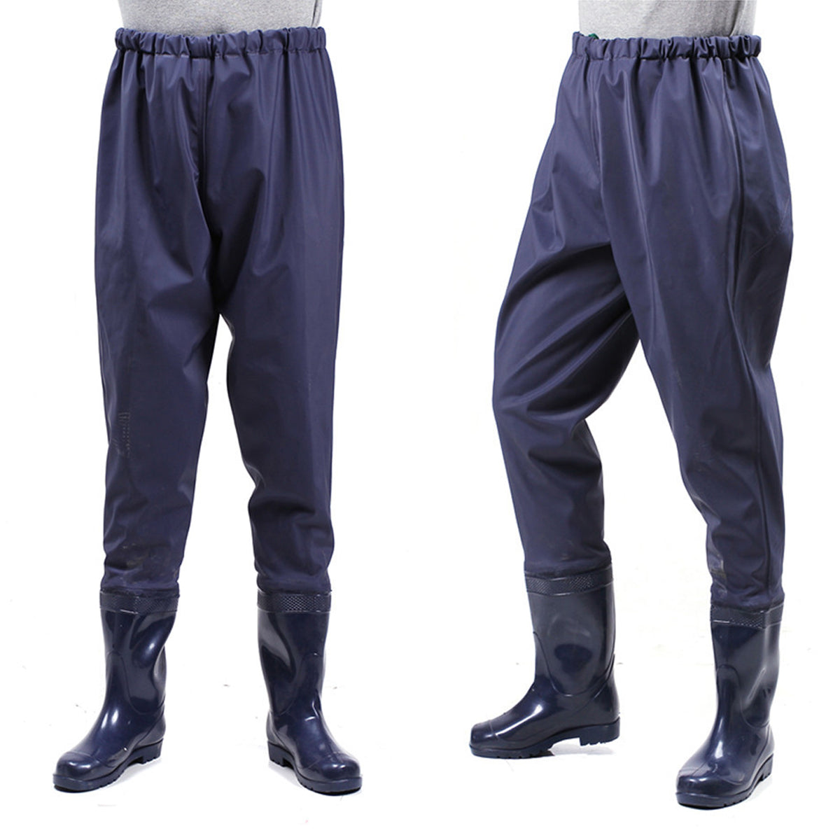 Unisex Waist Wading Pants Boots Overalls Waterproof Hunting Fishing Pants For Catching Fish