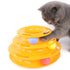 Yani-MC-PW3 Funny Cat Pet Toy Cat Toys Intelligence Triple Play Disc Kitten Toy Balls Pet Toys
