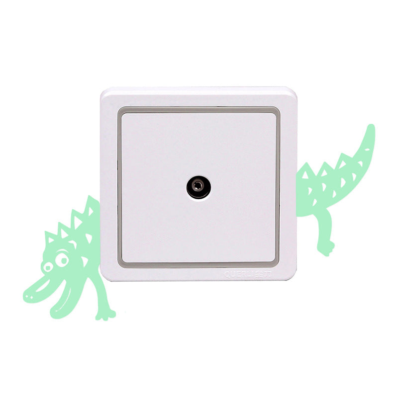 Honana DX-169 Fluorescent Glow Switch Wall Sticker Horrible Crocodile Home Bedroom Decor