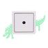 Honana DX-169 Fluorescent Glow Switch Wall Sticker Horrible Crocodile Home Bedroom Decor
