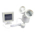 22 LED Solar Powered Double Head Motion Sensor White Light Wall Lamp Outdoor Security Flood Light