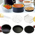 8inch 6Pcs Healthy Air Fryer Oil Free Appliances Accessory Set Cake Pizza BBQ Barbecue Baking Cooker