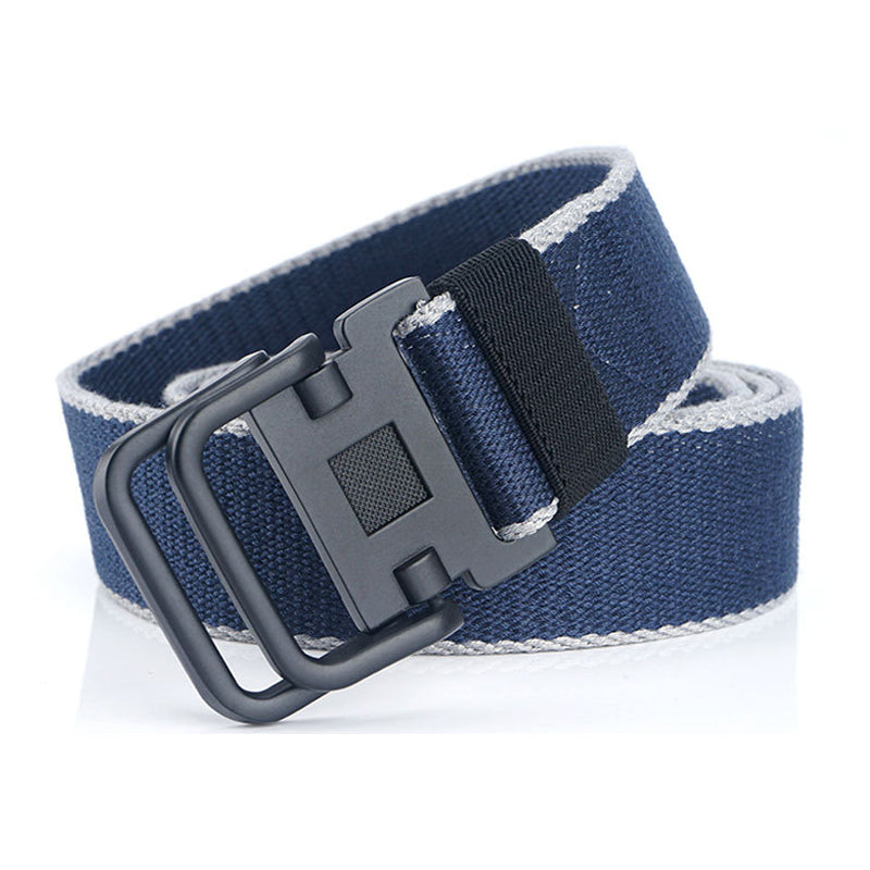 AWMN DB19 120cm Nylon Tactical Belt Punch Free Quick Release Buckle Adjustable Casual Canvas Belt
