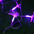 KCASA CSL-1 33FT 38LED Gardening LED String Light Autochromic Colorful Lily Wedding Patio Decoration