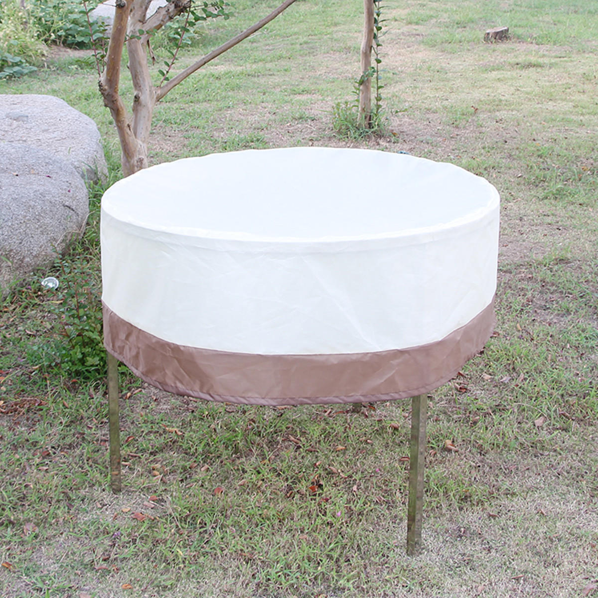 48inch Round Large Waterproof Outdoor Patio Round Table Chair Cover Furniture Protection