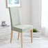 Waterproof Dinning Chair Covers Antidirt Waffle Fabric Seat Covers Stretch Spandex