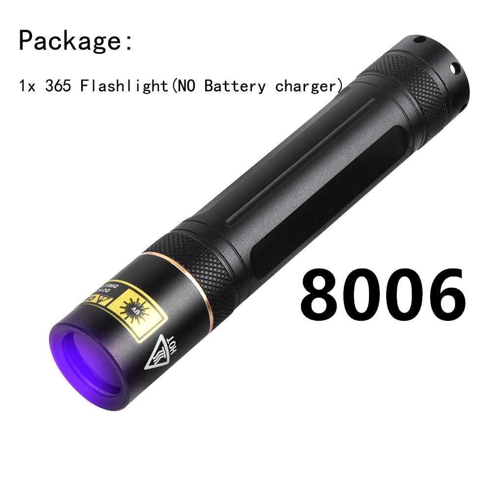 Y36 365nm 8006 365nm UV Fluorescent Agent Detection Woods Lamp Flashlight