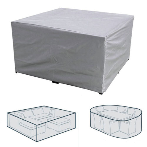 255x255x80cm Large Garden Outdoor Patio Furniture Set Cover Waterproof Protective Sun Block