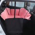 Printed Simple Rear Two-seater Car Mat For Pet Car