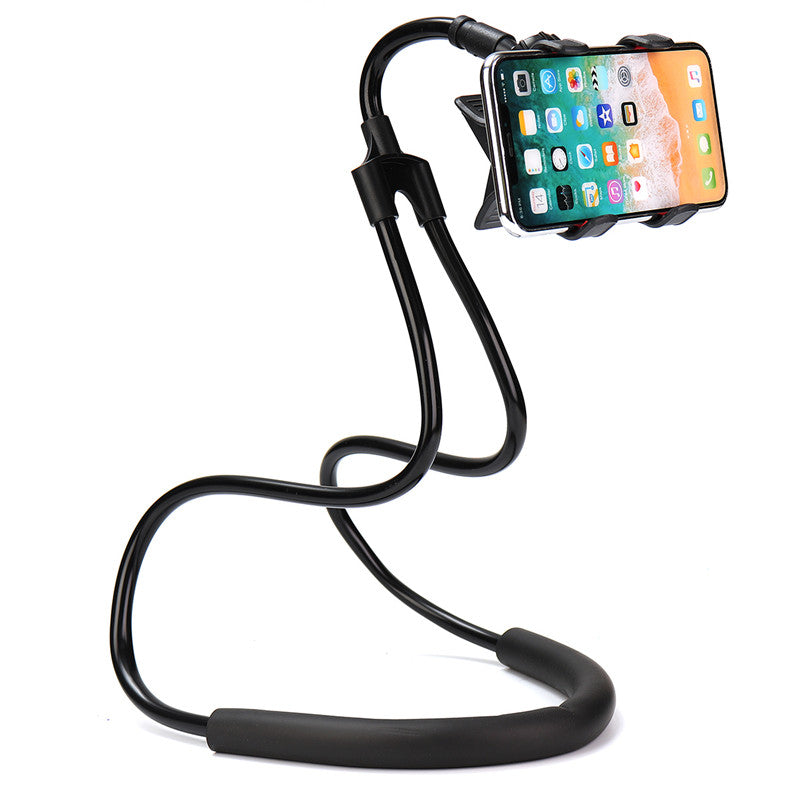 Universal Hanging Neck 360 Degree Rotation Lazy Holder Waist Stand Desktop Holder for Mobile Phone