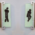 3D Mirror  Acrylic Silver Wall Sticker Decal Bathroom Toilet DIY Square Mirror Sticker 