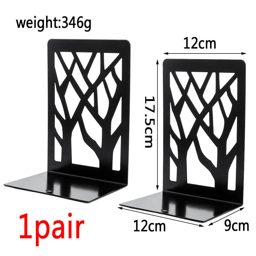 Two Trees Metal Holder Support Book End