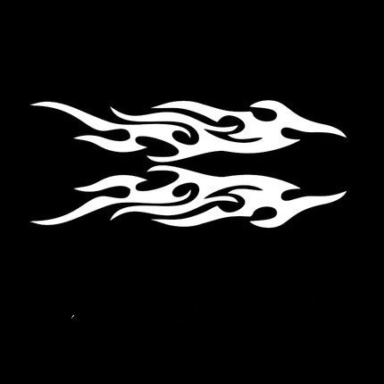 Car Sticker Flame Creative Personality Reflective Scratch Scratch Cover Cover Body
