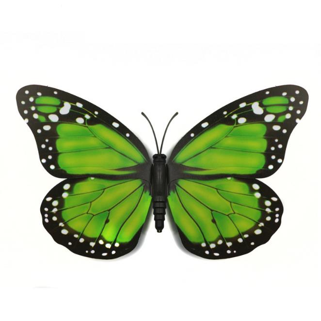 10Pcs 12cm 3D Colorful Butterfly Wall Sticker Fridge Magnet Home Decor Art Applique