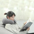 IPRee® 2 In 1 U Shape Neck Pillow Cotton Headrest Cushion Eye Mask Airplane Travel Sleep Rest