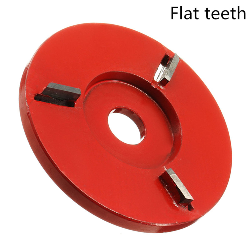 90mm Diameter 16mm Bore Red Power Wood Carving Disc Angle Grinder Attachment
