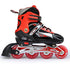Unisex Adjustable Four Flashing Wheels Skates Shoes Wear-resisting Rollerblade Skate Shoes