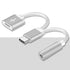 Bakeey 2 in 1 Type C to 3.5mm Audio Jack Charger Adapter Headphone Data Cable for Letv 2 Pro Max Xiaomi 6