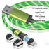 Compatible with Apple , Luminous Magnetic Data Cable Three-In-One 540 Degree Led Luminous Rotation