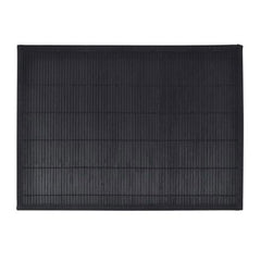 6 Bamboo Placemats 30 X 45 Cm Black