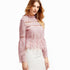 SheInes Long Sleeve Top for Women Long Sleeve Women Shirts Women Fashion Pink Lace Flare Sleeve - Flickdeal.co.nz