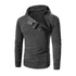 2018 Fashion Men Hooded Sweatshirt Retro Zipper Long Sleeve Hoodie Tops Jacket Coat Outwear 6Colors M~L3 - Flickdeal.co.nz