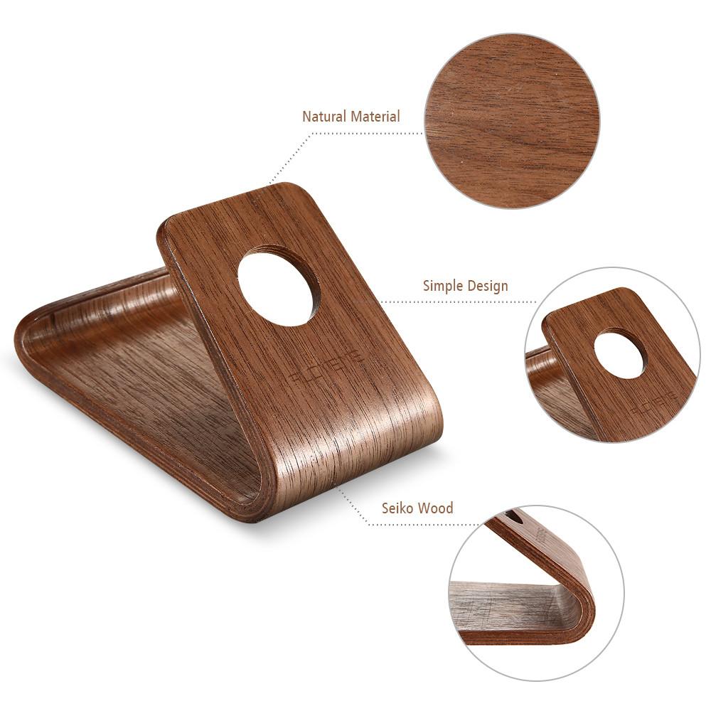 Wooden Mobile Phone Stand Holder For iPhone SE 6 6S 7 Plus 5s 5 Huawei Samsung S6 S7 Tablet Desk Holder - Flickdeal.co.nz