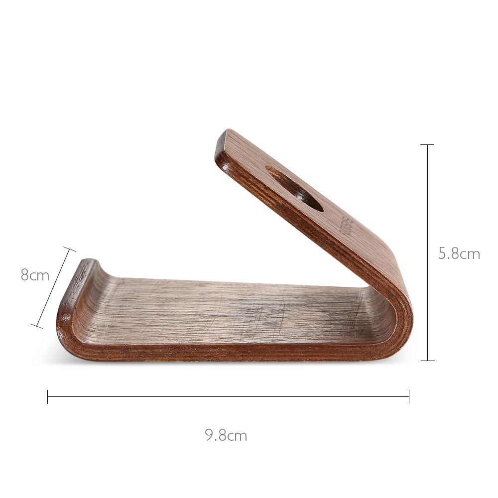 Wooden Mobile Phone Stand Holder For iPhone SE 6 6S 7 Plus 5s 5 Huawei Samsung S6 S7 Tablet Desk Holder - Flickdeal.co.nz