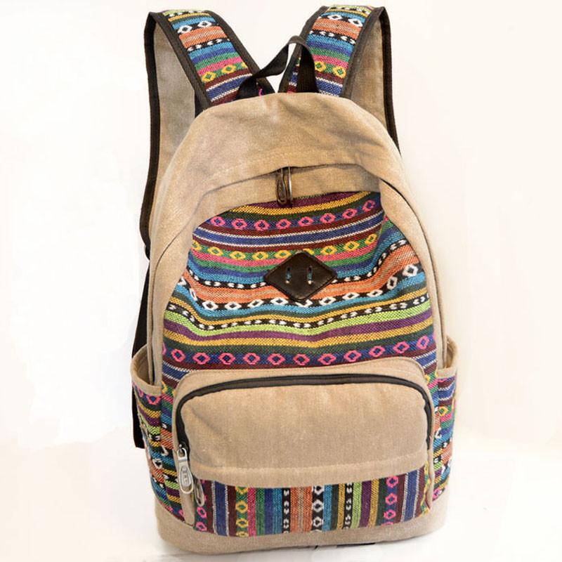 School Backpacks Canvas Women Backpacks School Bags - Flickdeal.co.nz