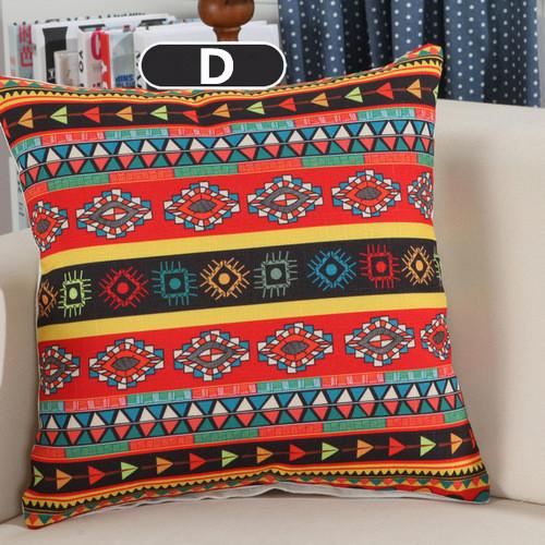 Cushion Covers - Boho Bohemian Style Cotton Cushion Cover Decorative Pillowcase 40149 - Flickdeal.co.nz