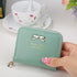 Women Leather Wallet Short Slim Mini Money bag Wallet Coin Card Purses -7 Colors - Flickdeal.co.nz