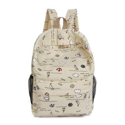 School Backpacks for Girls Canvas Women Backpacks Fashion School Bags Schoolbag - Flickdeal.co.nz