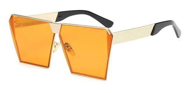 Women Sunglass - Designer Mirrored Glasses Shield style Oversize Sunglass RG812 - Flickdeal.co.nz