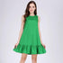 Women's Sleeveless Cotton Ruffles Printed Dress - 14 Designs - Flickdeal.co.nz