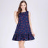 Women's Sleeveless Cotton Ruffles Printed Dress - 14 Designs - Flickdeal.co.nz