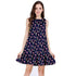 Women's Sleeveless Cotton Ruffles Printed Dress - 14 Designs - Flickdeal.co.nz