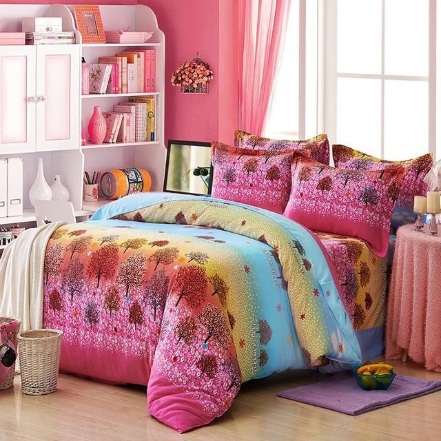 Cotton Stripe Bedding Set with duvet cover sheet and pillow cases - 18 designs - Flickdeal.co.nz