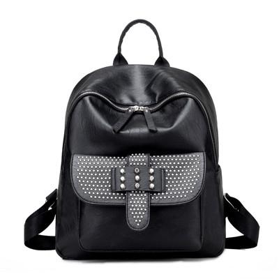 Women Backpack High Quality PU Leather School Bags For Girls - Flickdeal.co.nz