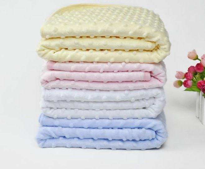 Baby Blanket - Newborn Thermal Soft Fleece Blanket - 6 Colours - Flickdeal.co.nz