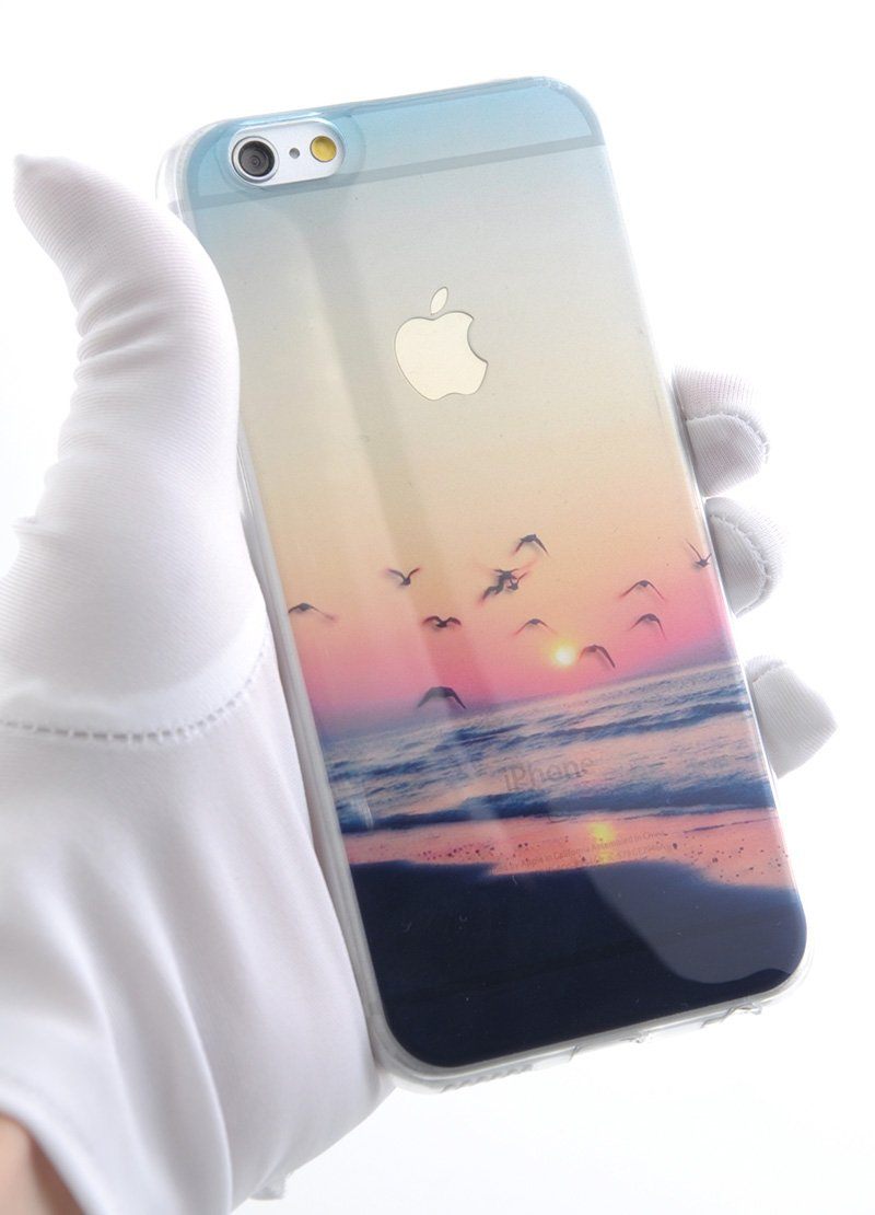 Phone Cases Forest Ocean Snow Mountain landscape Scenery Soft TPU Phone Case For iphone 5 5s SE 6 6s 7 6plus Case - Flickdeal.co.nz
