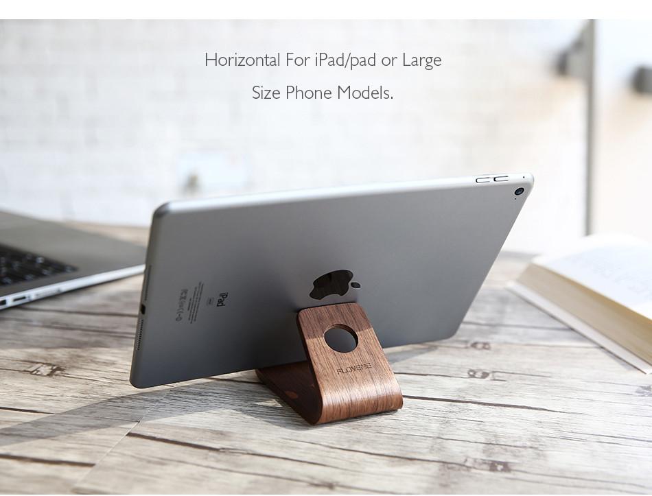 Wooden Mobile Phone Stand Holder For iPhone SE 6 6S 7 Plus 5s 5 Huawei Samsung S6 S7 Tablet Desk Holder - Flickdeal.co.nz