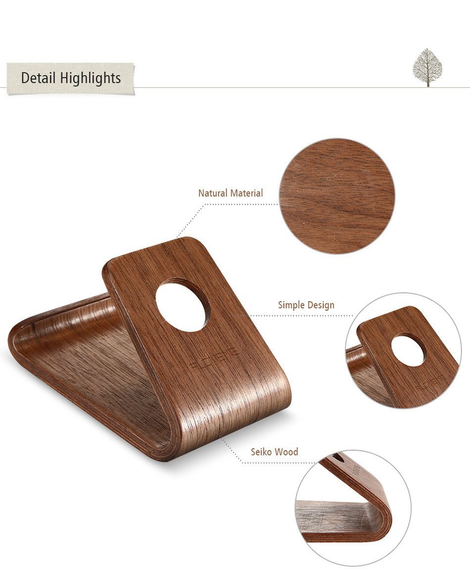 Wooden Mobile Phone Stand Holder For iPhone SE 6 6S 7 Plus 5s 5 Huawei Samsung S6 S7 Tablet Desk Holder - Flickdeal.co.nz